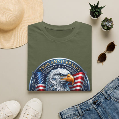 250th Anniversary USA Eagle T-Shirt — United States of America Bicentennial 1776–2026