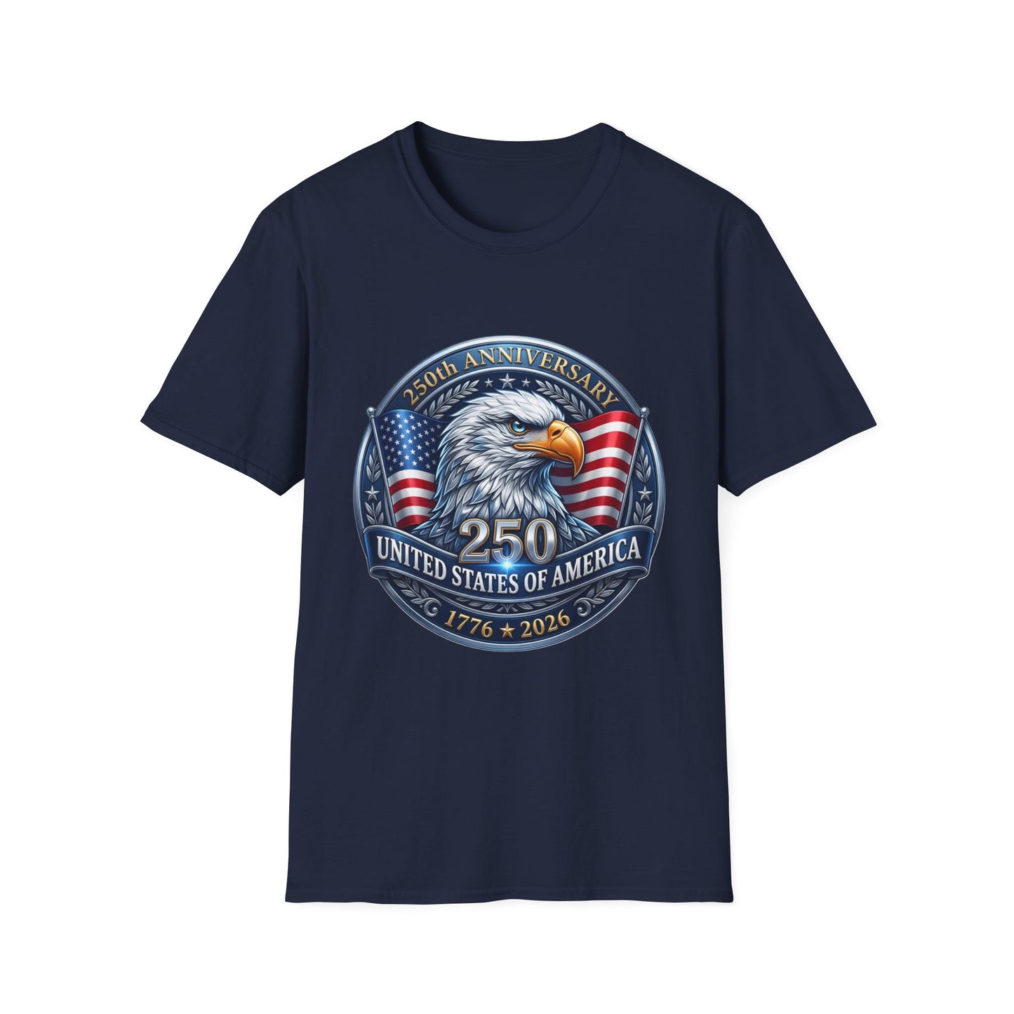 250th Anniversary USA Eagle T-Shirt — United States of America Bicentennial 1776–2026
