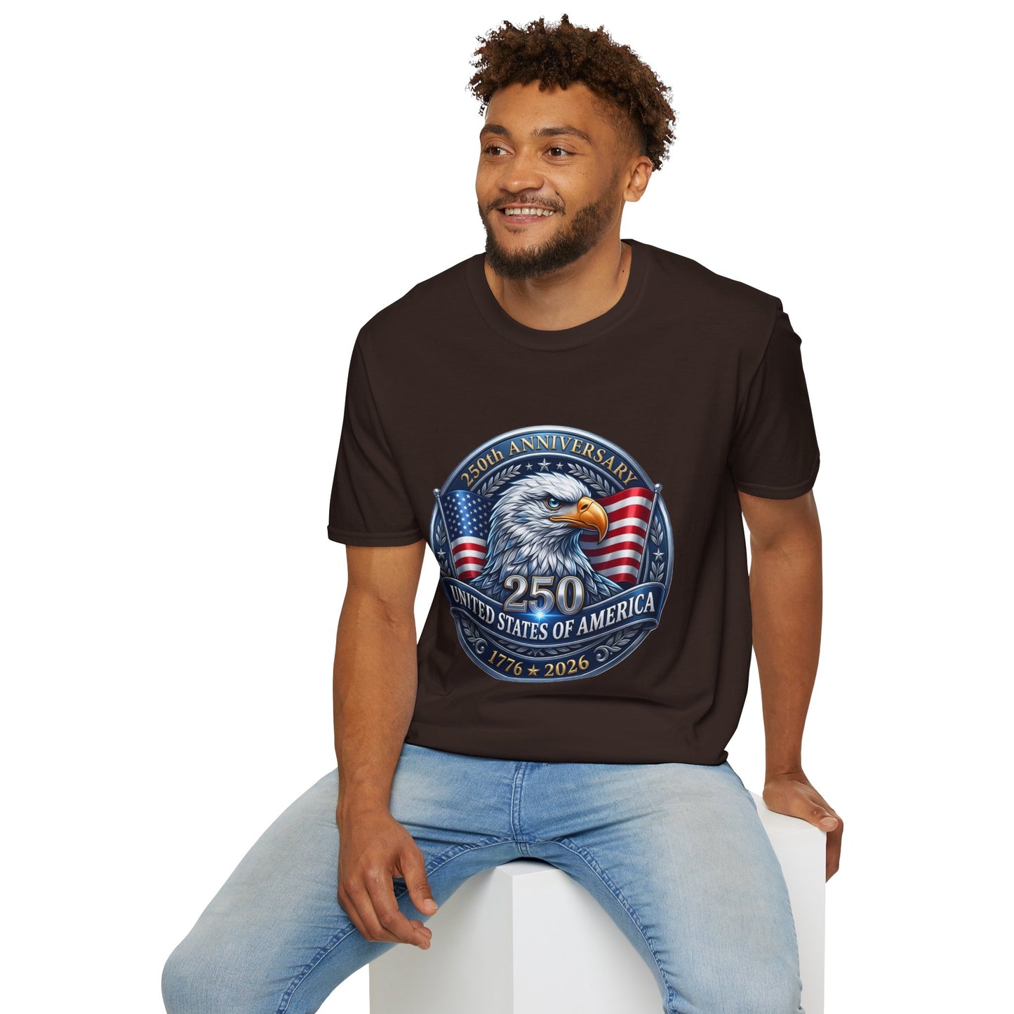 250th Anniversary USA Eagle T-Shirt — United States of America Bicentennial 1776–2026