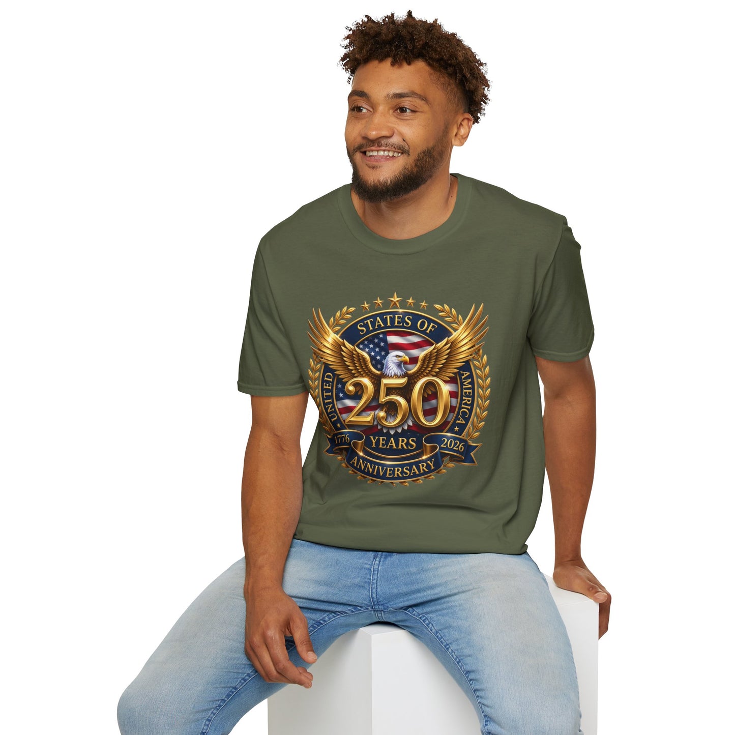250th Anniversary Eagle T-Shirt — United States Commemorative Tee 4 of July Unisex
