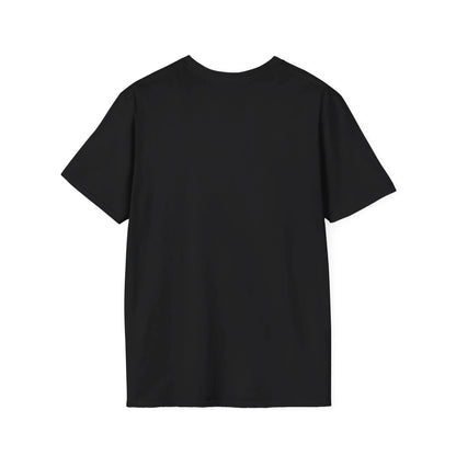 Plain black unisex t-shirt, blank product shot for the World Cup 2026 design
