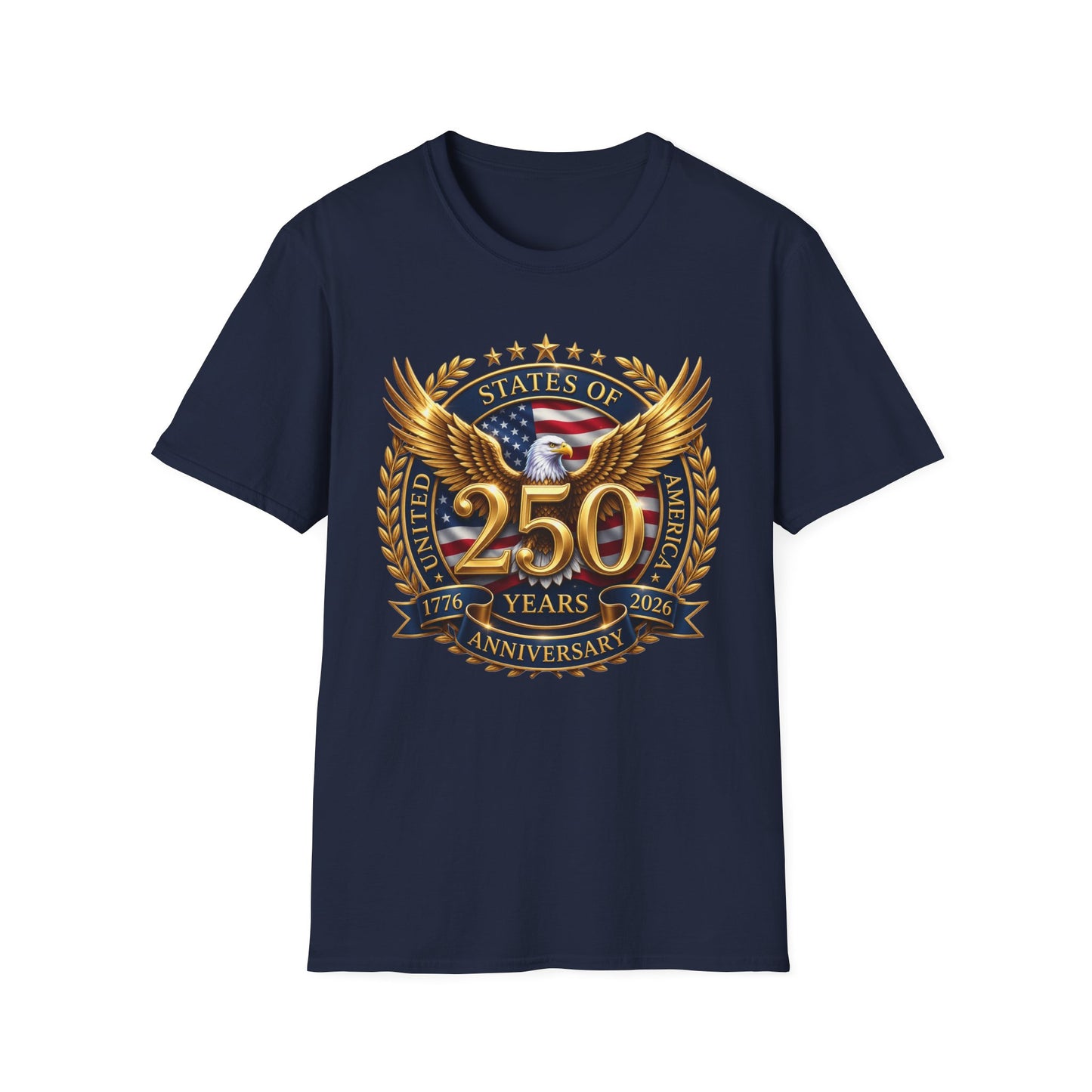 250th Anniversary Eagle T-Shirt — United States Commemorative Tee 4 of July Unisex