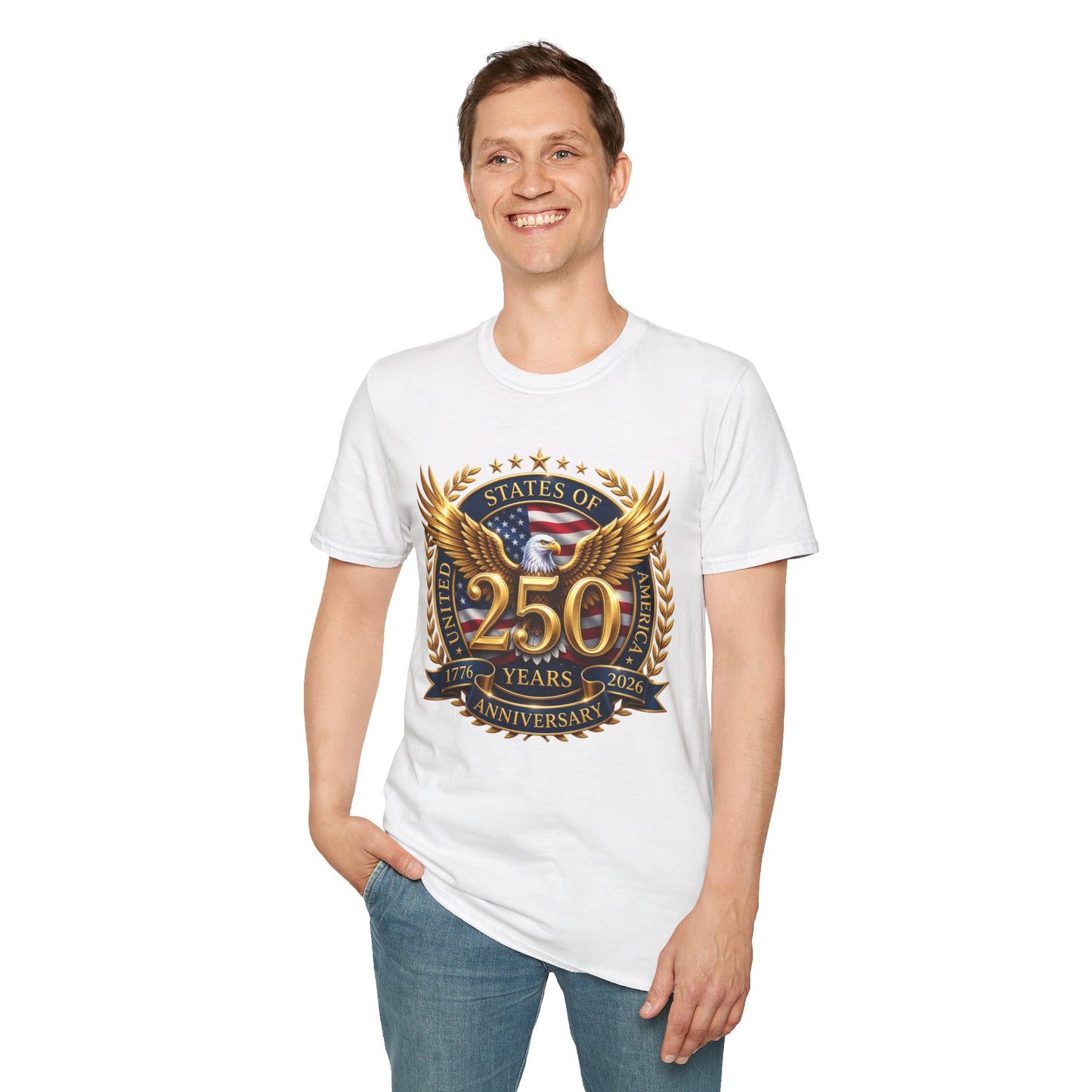 250th Anniversary Eagle T-Shirt — United States Commemorative Tee 4 of July Unisex