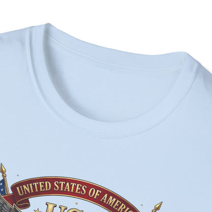 USA Eagle 250 Anniversary T-Shirt — Patriotic American Flag Tee 4 of July USA