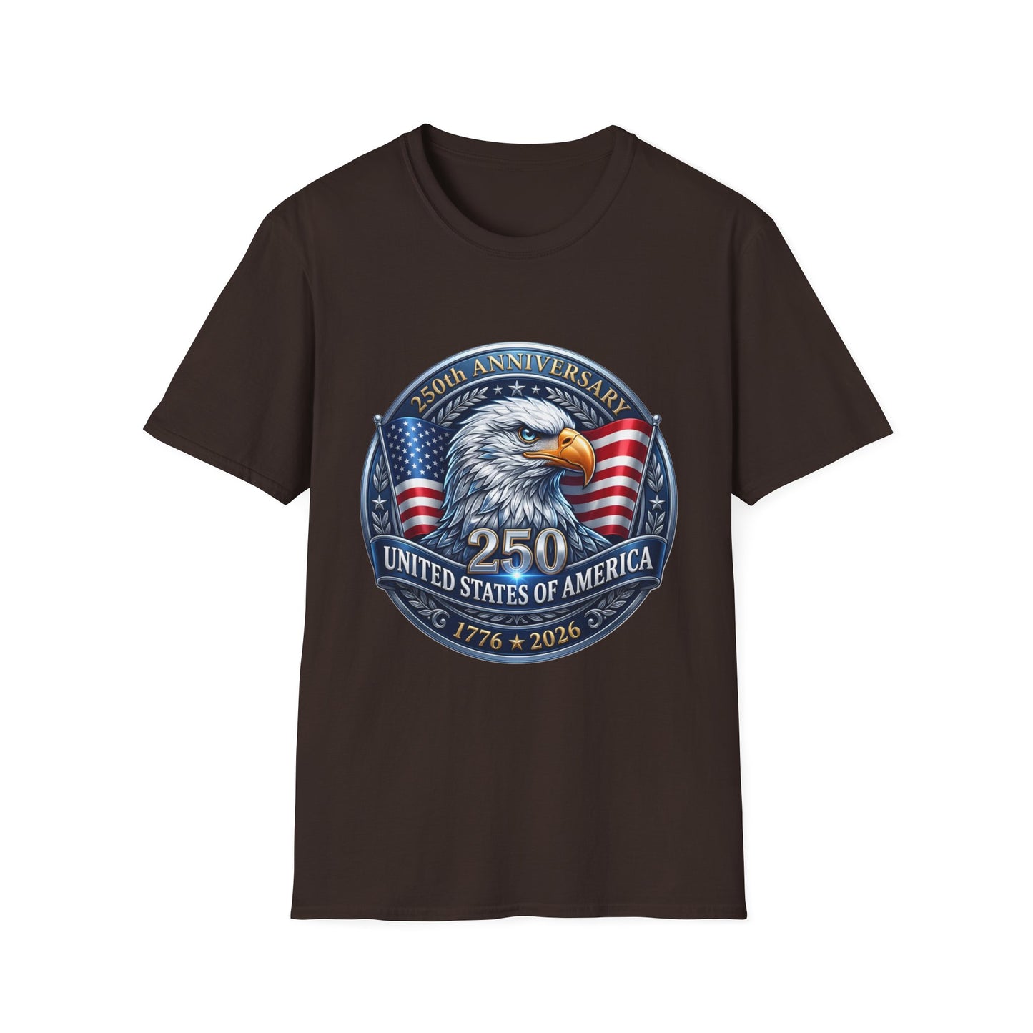 250th Anniversary USA Eagle T-Shirt — United States of America Bicentennial 1776–2026
