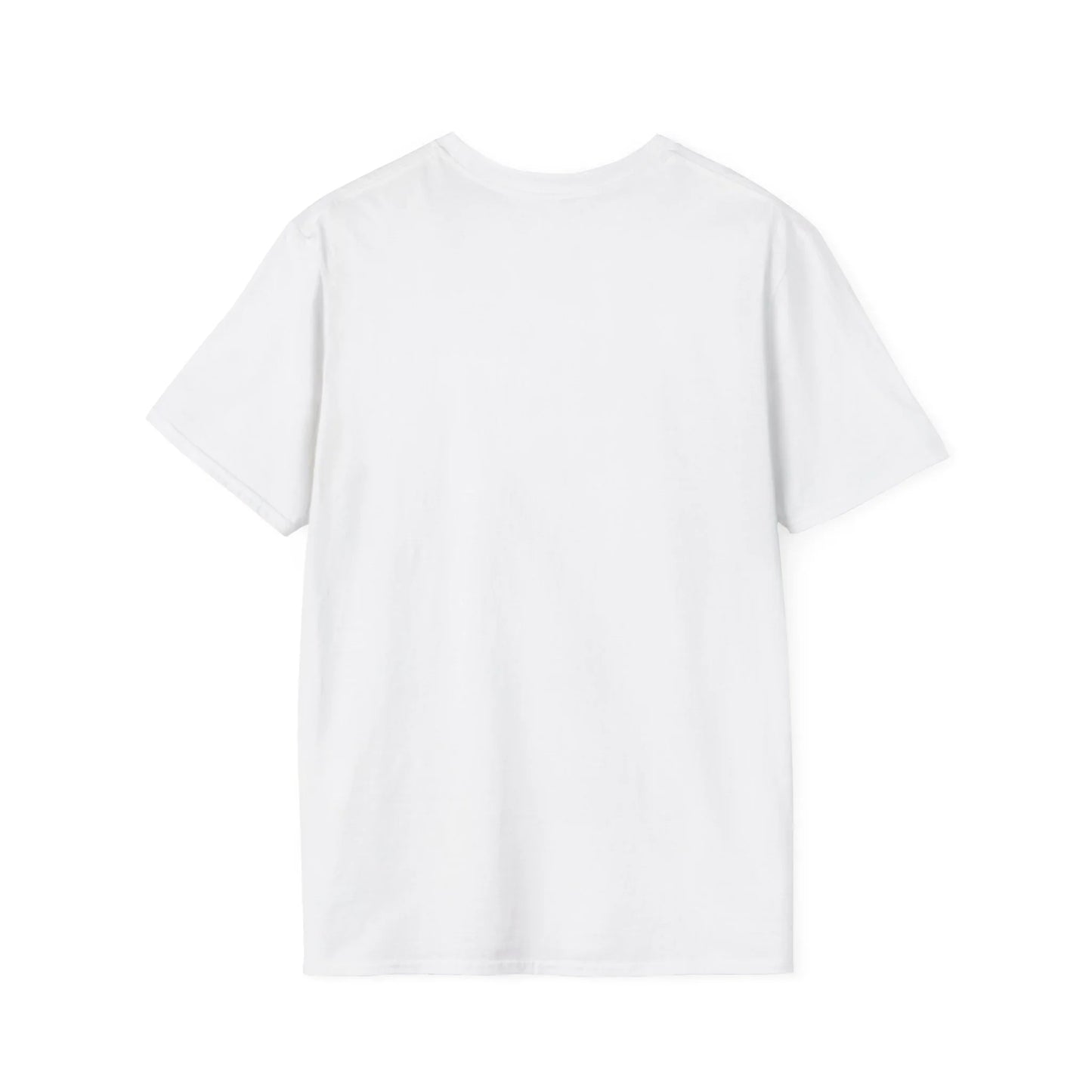 Plain white unisex t-shirt, blank front product shot for the World Cup 2026 design