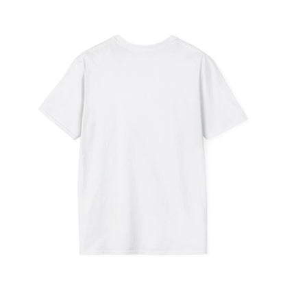 Plain white unisex t-shirt, blank front product shot for the World Cup 2026 design