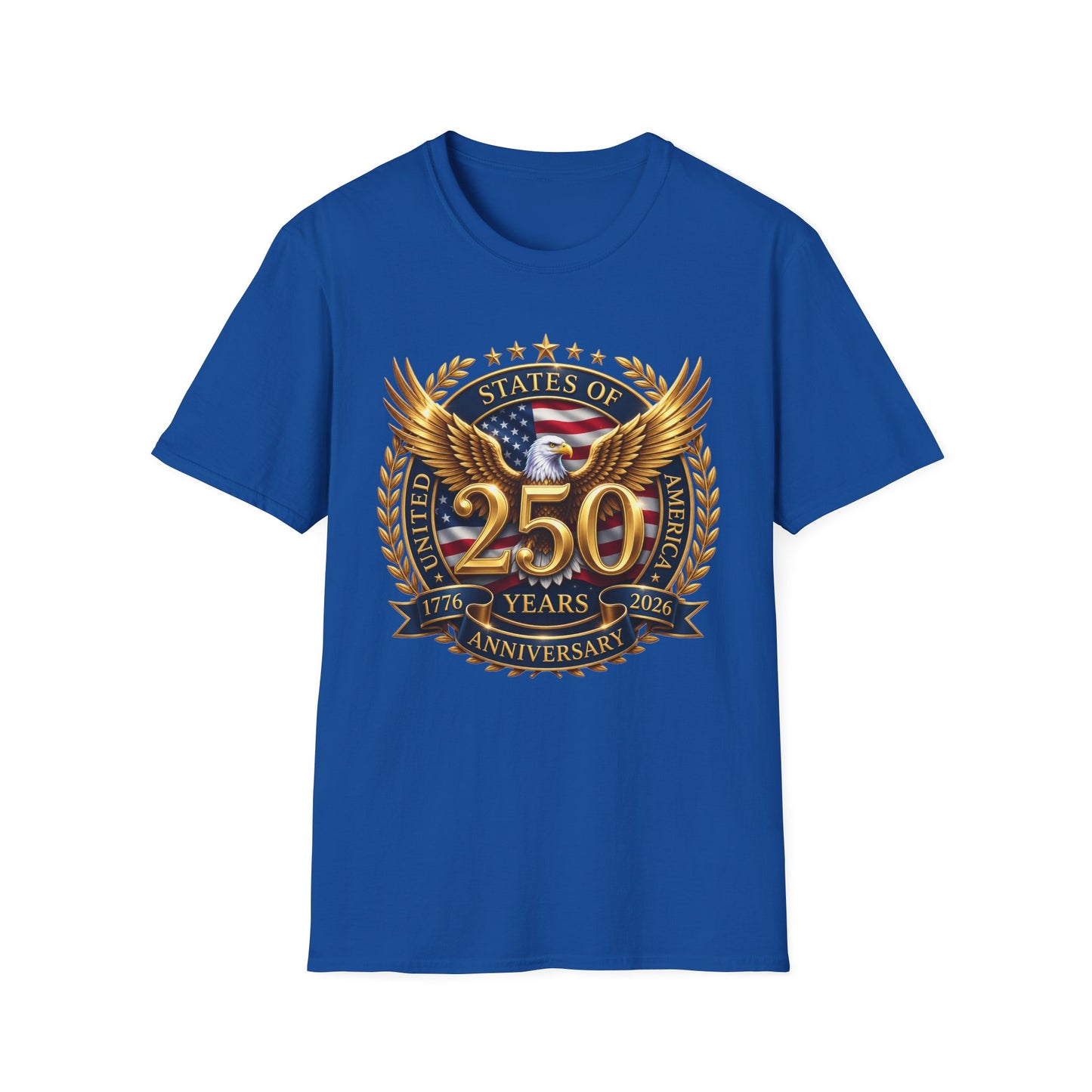 250th Anniversary Eagle T-Shirt — United States Commemorative Tee 4 of July Unisex