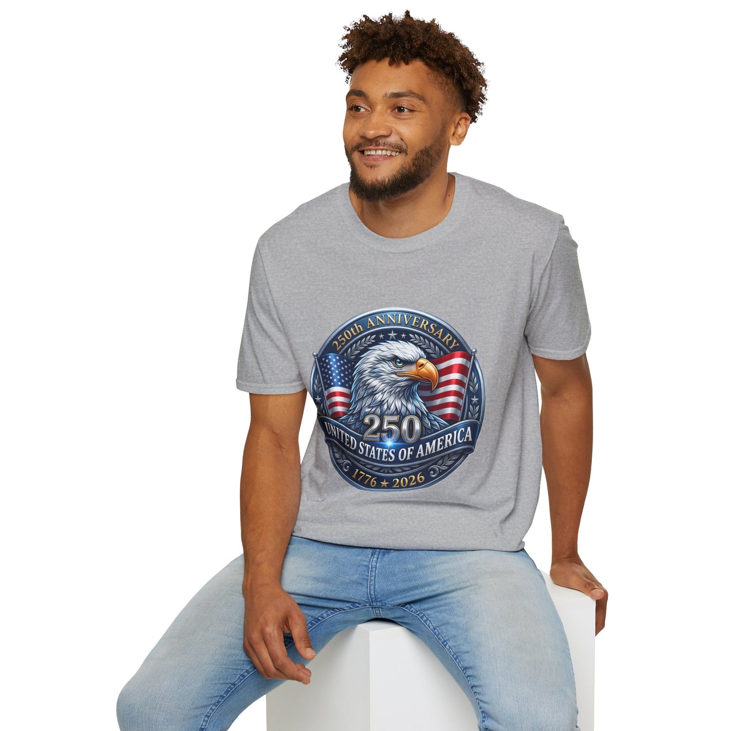 250th Anniversary USA Eagle T-Shirt — United States of America Bicentennial 1776–2026