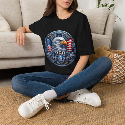 250th Anniversary USA Eagle T-Shirt — United States of America Bicentennial 1776–2026