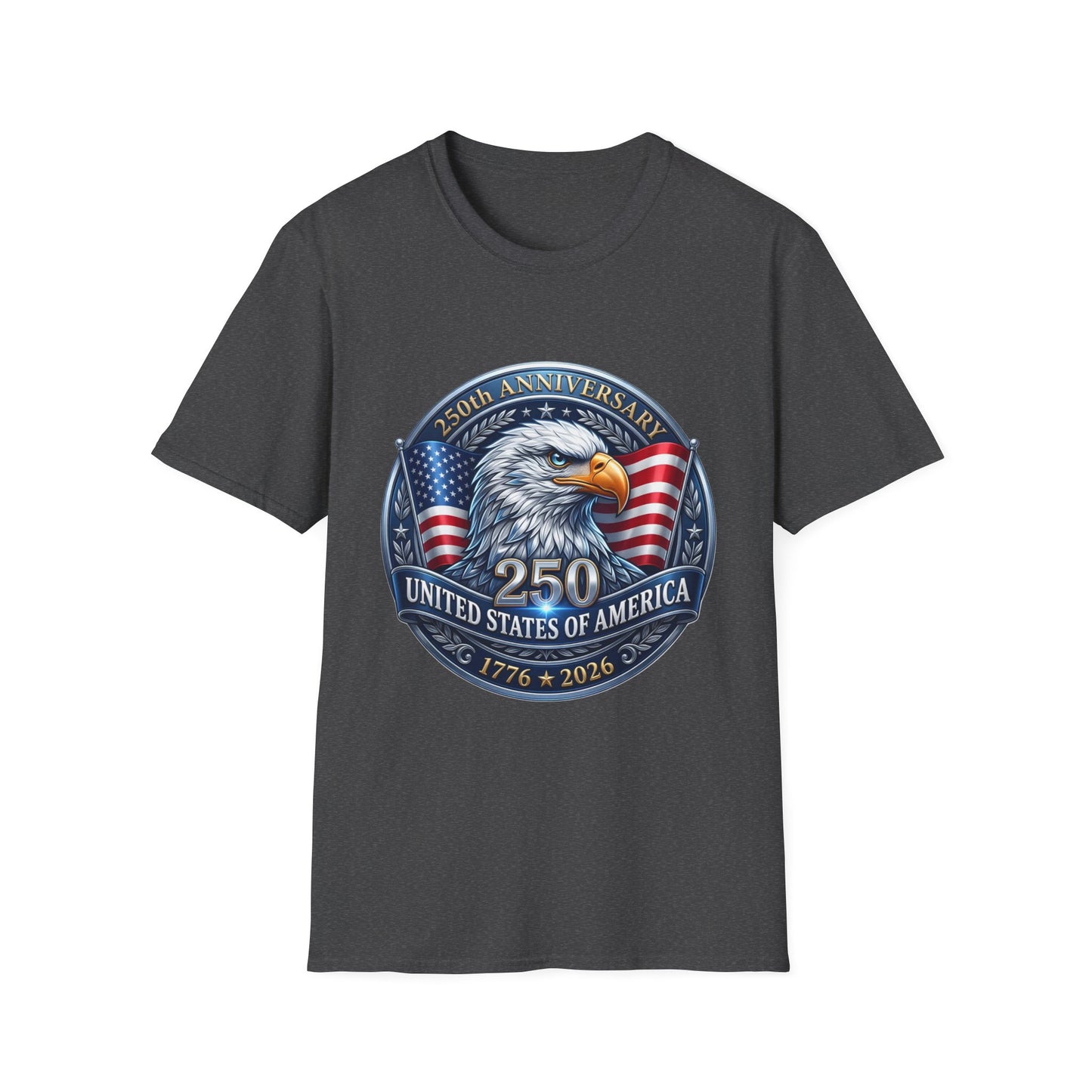 250th Anniversary USA Eagle T-Shirt — United States of America Bicentennial 1776–2026