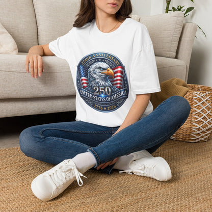 250th Anniversary USA Eagle T-Shirt — United States of America Bicentennial 1776–2026