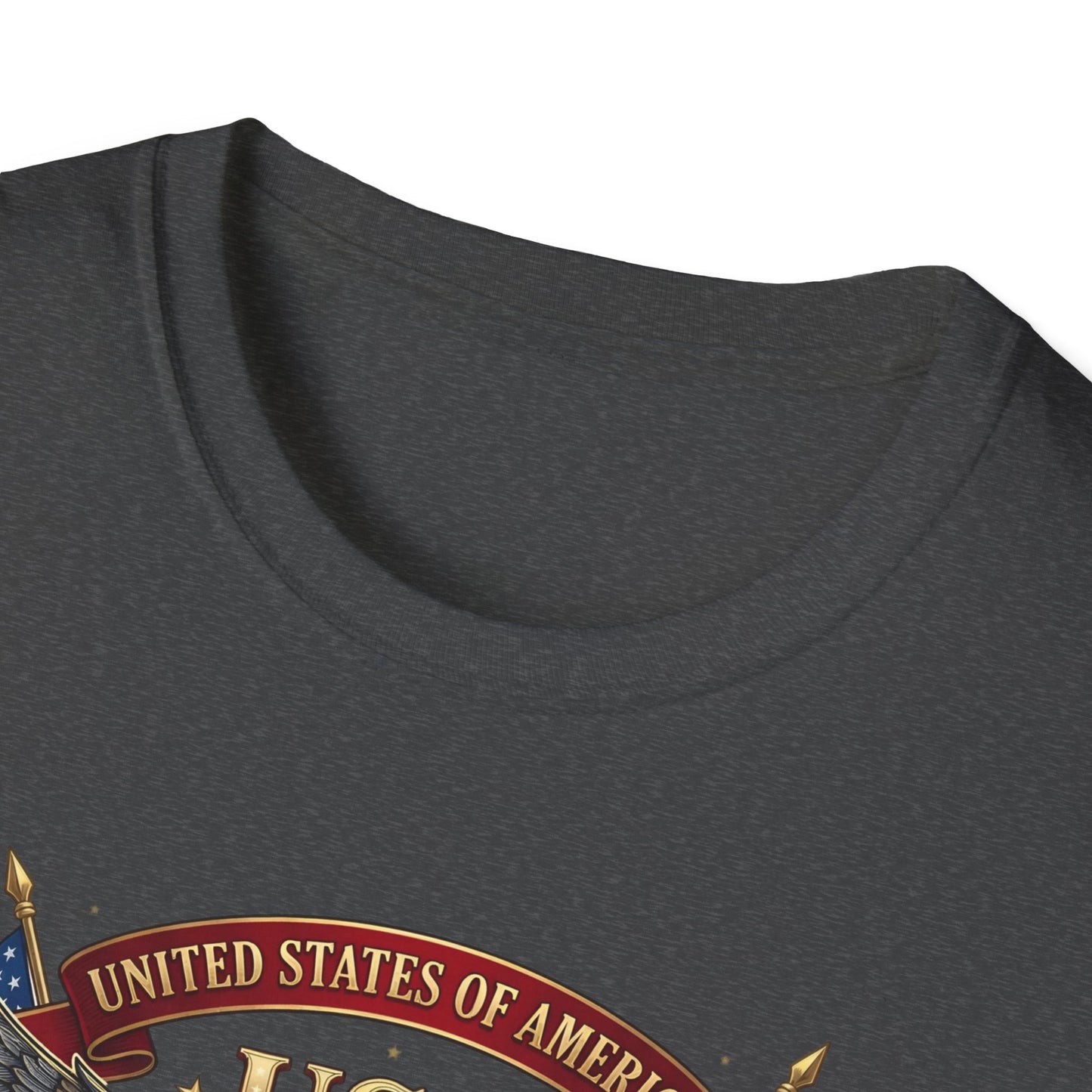 Printify USA Eagle 250 Anniversary T-Shirt with patriotic American flag design for Independence Day celebrations.