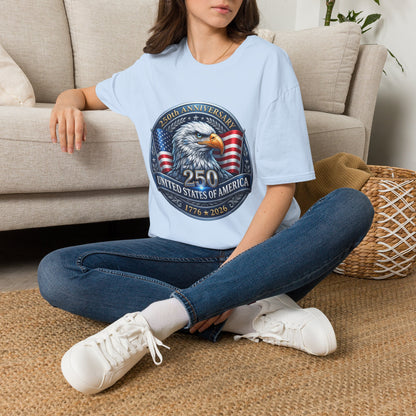 250th Anniversary USA Eagle T-Shirt — United States of America Bicentennial 1776–2026