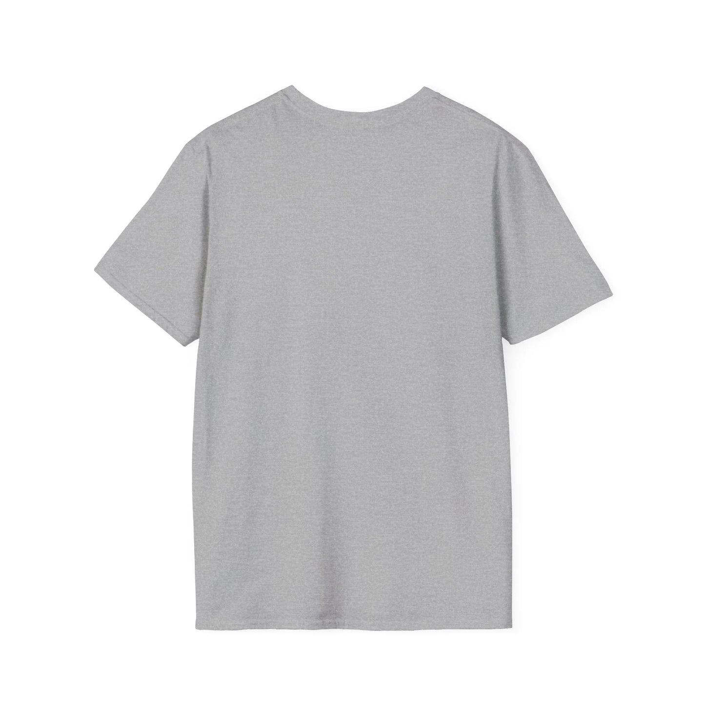 Plain heather-gray unisex t-shirt, blank product shot for the World Cup 2026 design