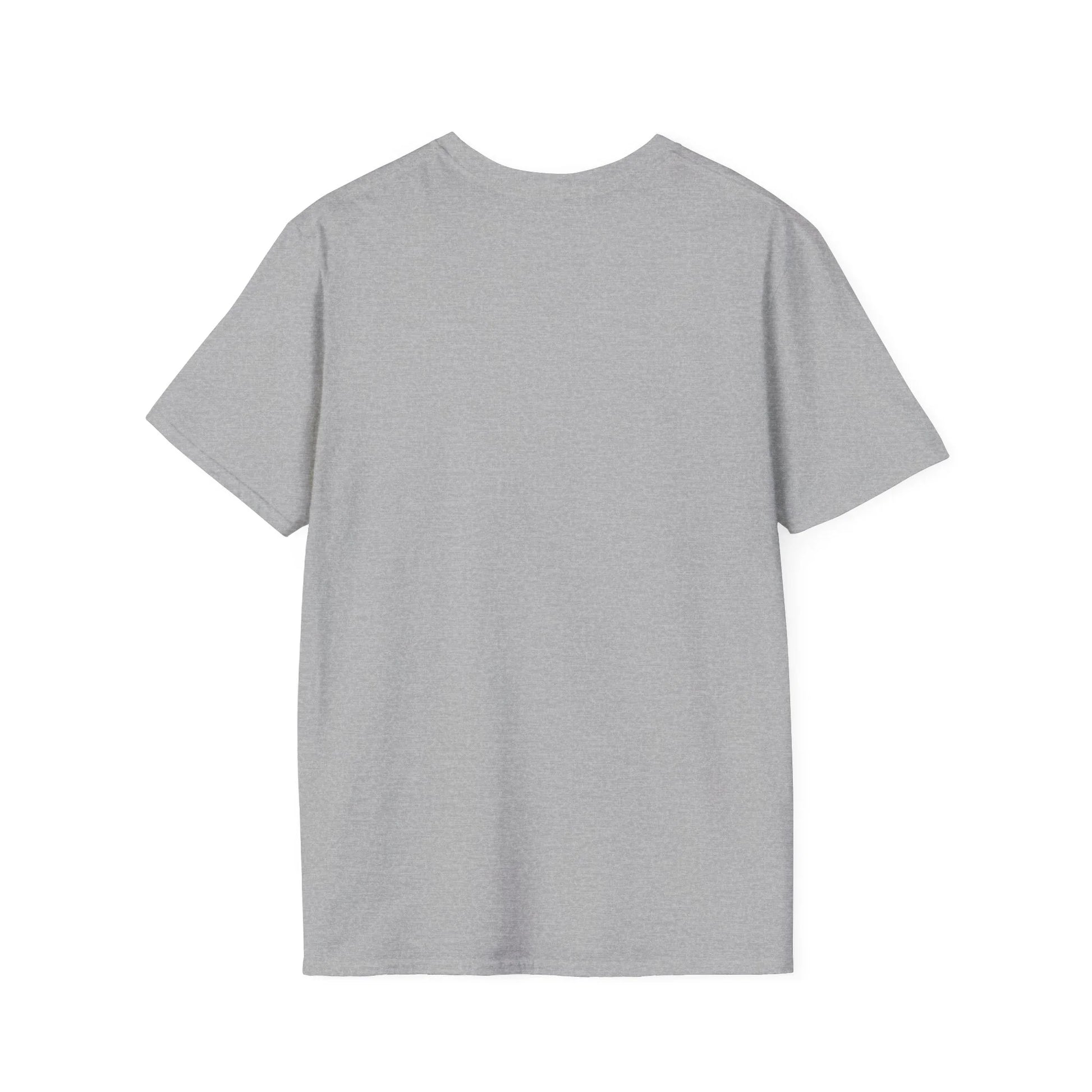 Plain heather-gray unisex t-shirt, blank product shot for the World Cup 2026 design
