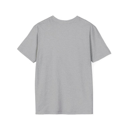 Plain heather-gray unisex t-shirt, blank product shot for the World Cup 2026 design