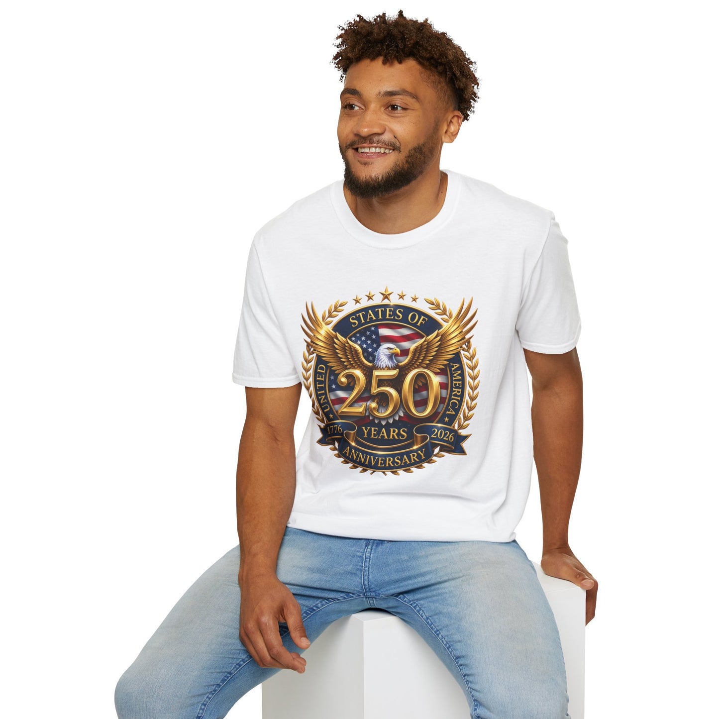250th Anniversary Eagle T-Shirt — United States Commemorative Tee 4 of July Unisex