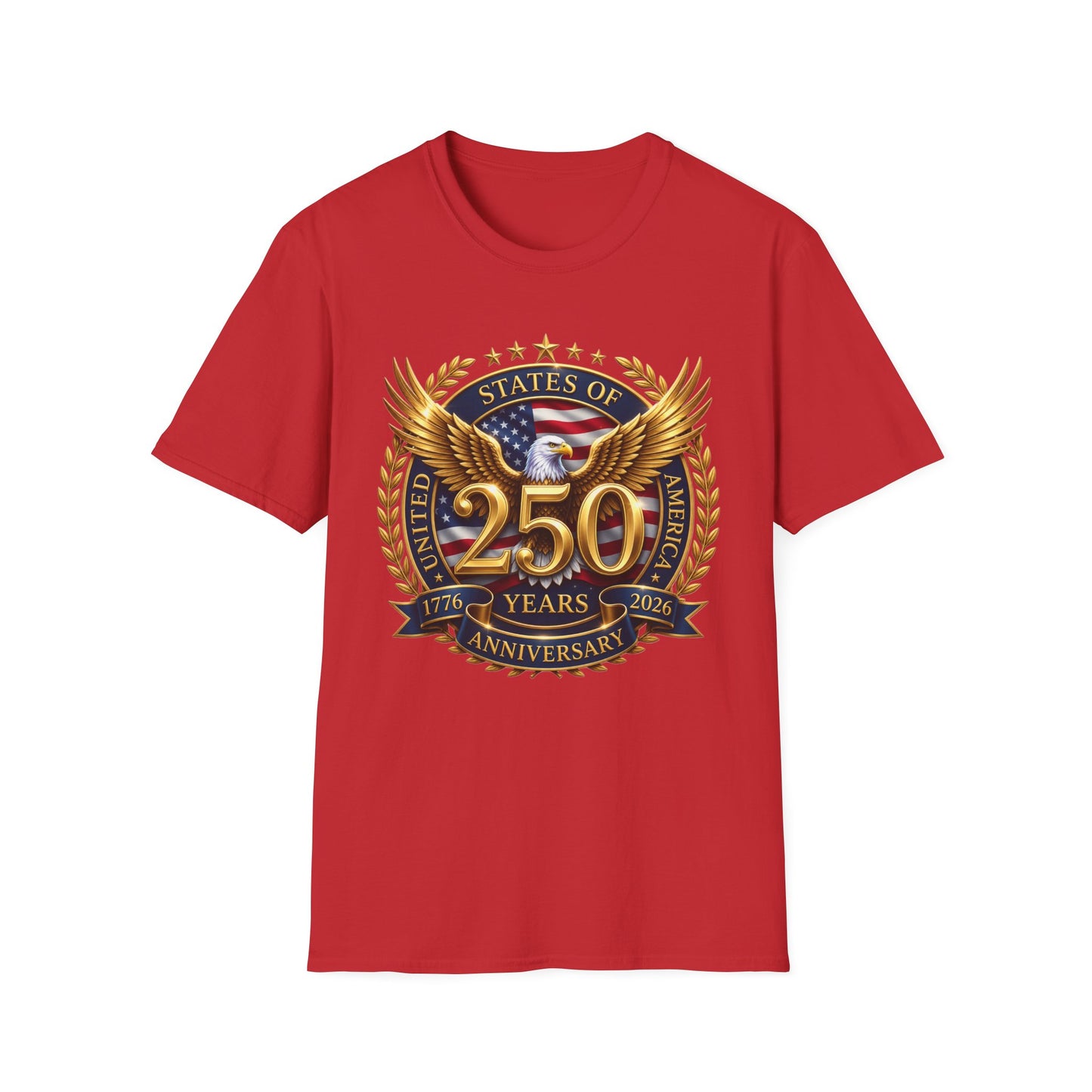 250th Anniversary Eagle T-Shirt — United States Commemorative Tee 4 of July Unisex