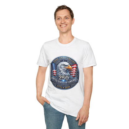 250th Anniversary USA Eagle T-Shirt — United States of America Bicentennial 1776–2026