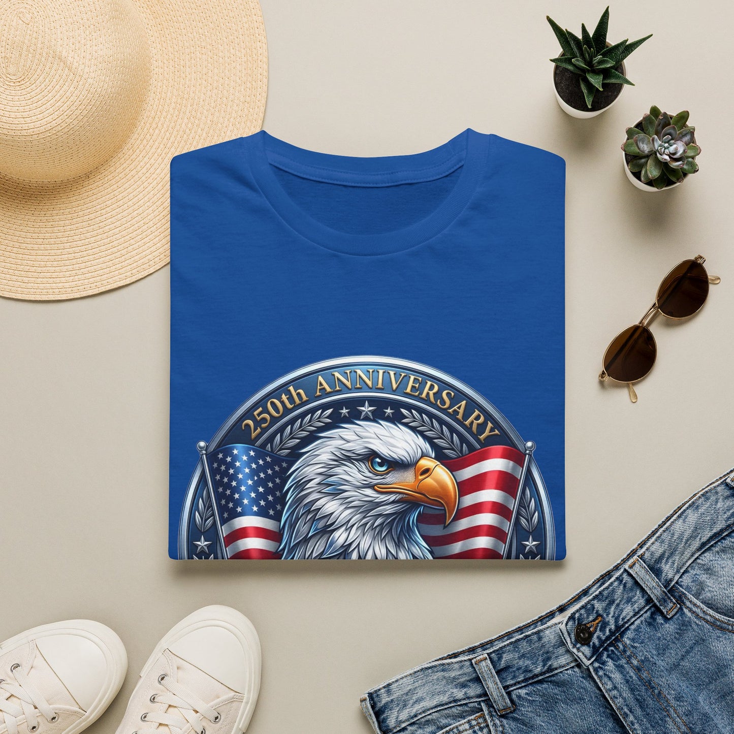250th Anniversary USA Eagle T-Shirt — United States of America Bicentennial 1776–2026