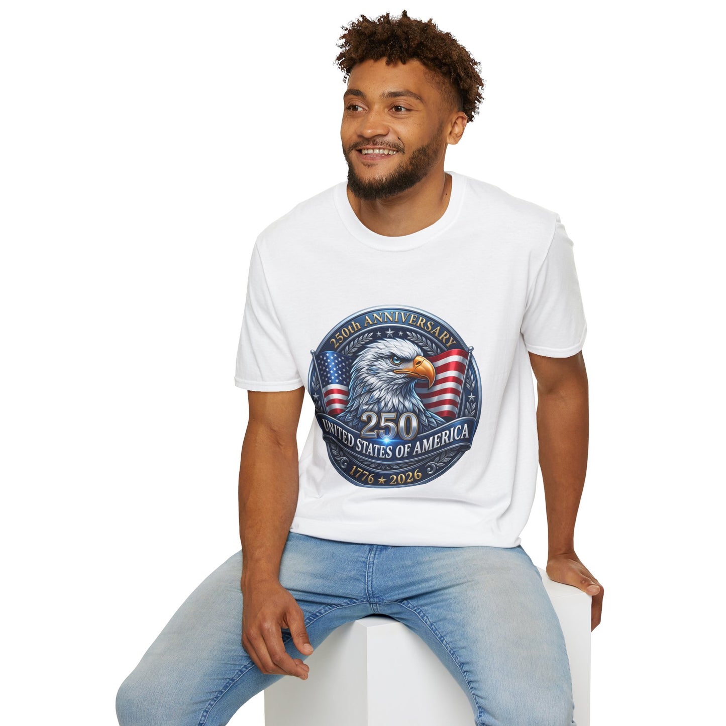 250th Anniversary USA Eagle T-Shirt — United States of America Bicentennial 1776–2026