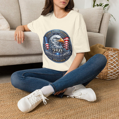 250th Anniversary USA Eagle T-Shirt — United States of America Bicentennial 1776–2026