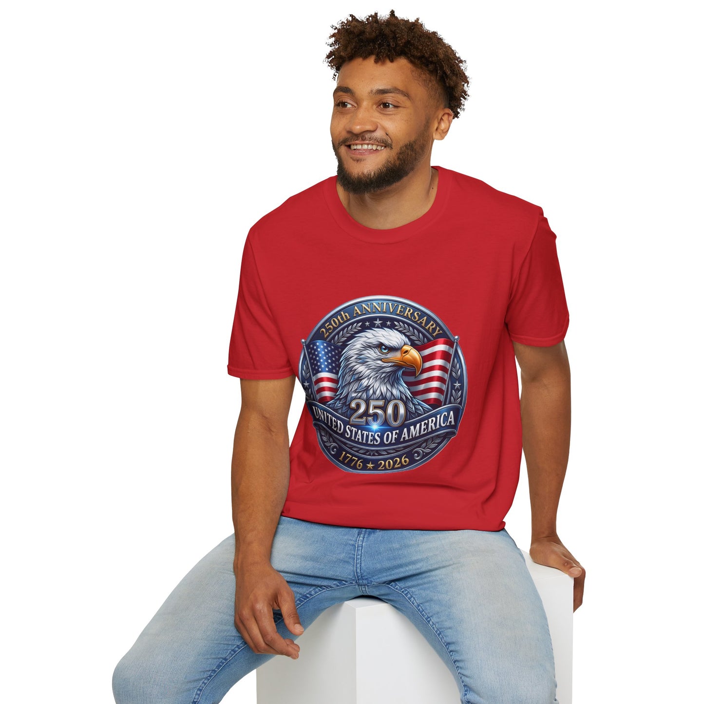 250th Anniversary USA Eagle T-Shirt — United States of America Bicentennial 1776–2026