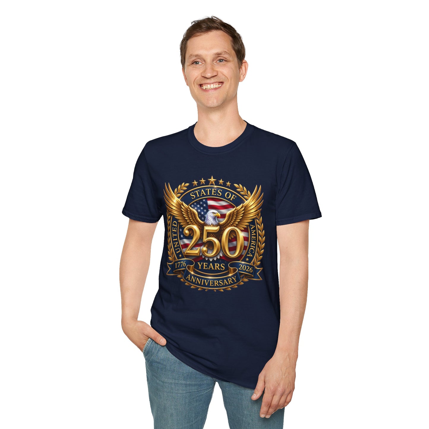250th Anniversary Eagle T-Shirt — United States Commemorative Tee 4 of July Unisex