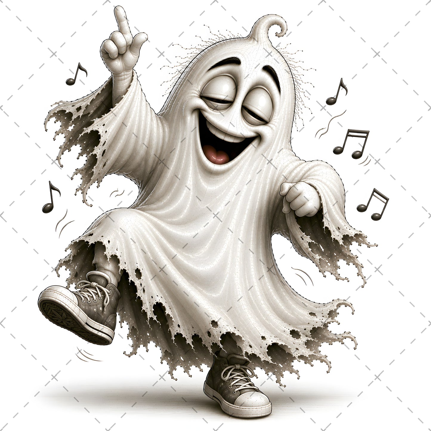 Funny Halloween Ghost Clipart PNG, Cute Cartoon Ghosts Sublimation, Spooky Decor Crafts, Commercial Use POD Tshirt Tumbler Designs