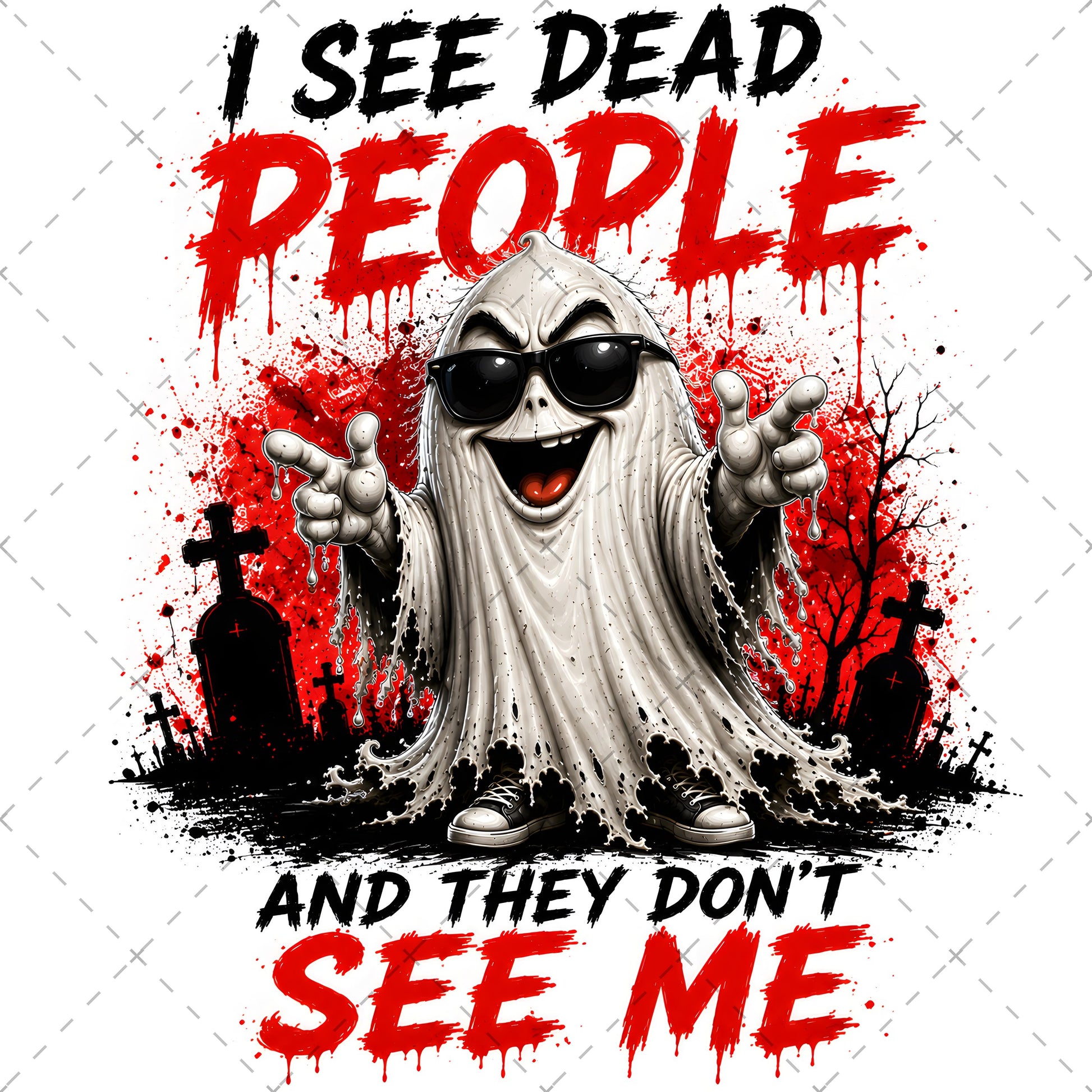 Funny Halloween Ghost Clipart PNG, Cute Cartoon Ghosts Sublimation, Spooky Decor Crafts, Commercial Use POD Tshirt Tumbler Designs — halloween crafts, spooky decor png