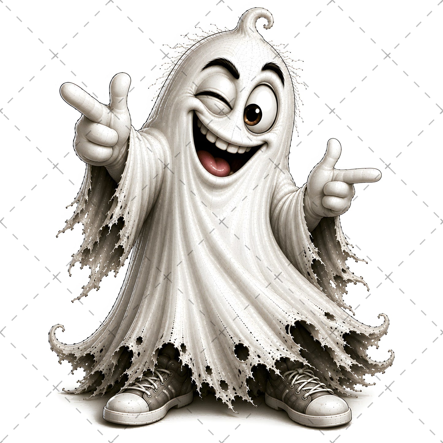 Funny Halloween Ghost Clipart PNG, Cute Cartoon Ghosts Sublimation, Spooky Decor Crafts, Commercial Use POD Tshirt Tumbler Designs — cute ghost png, sublimation png