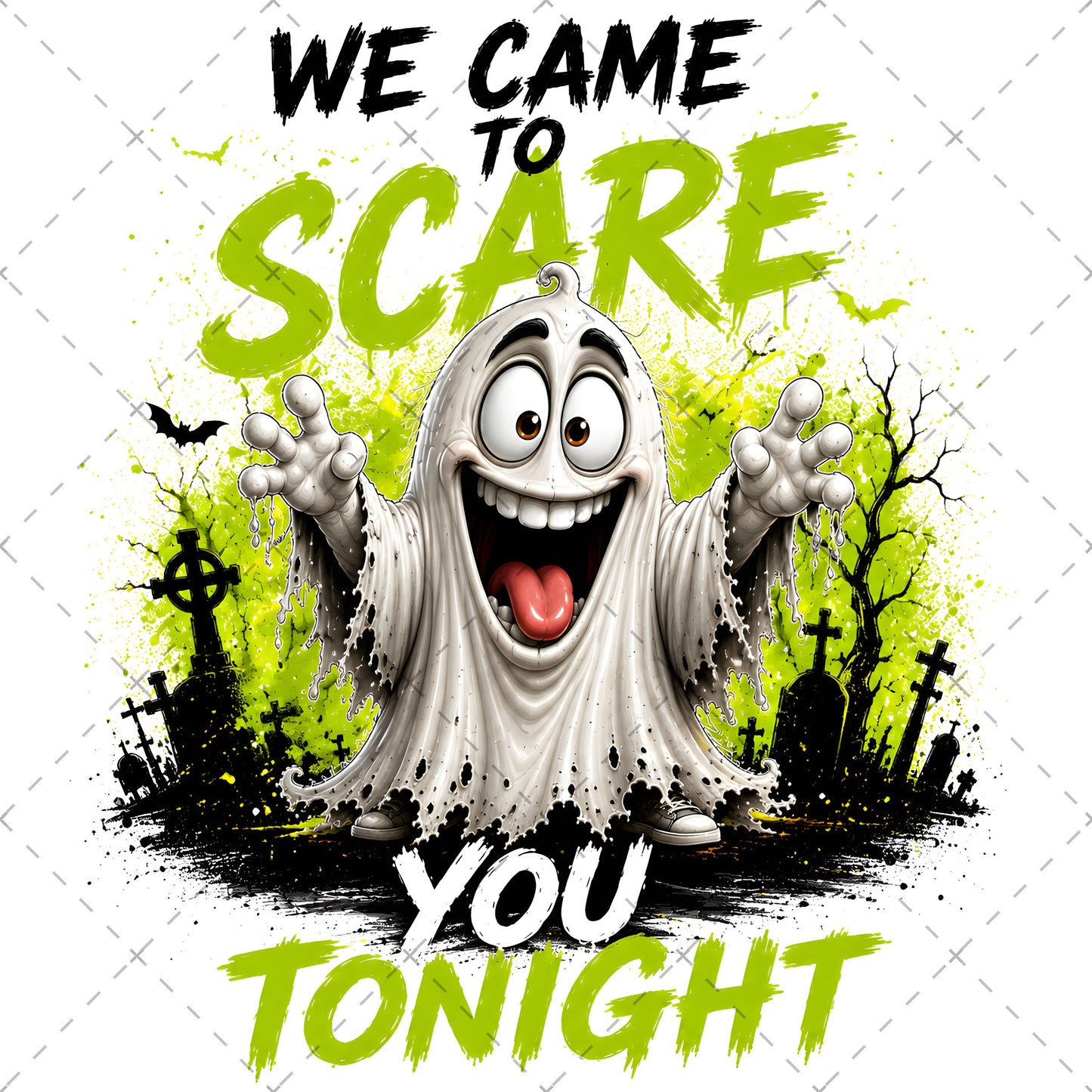 Funny Halloween Ghost Clipart PNG, Cute Cartoon Ghosts Sublimation, Spooky Decor Crafts, Commercial Use POD Tshirt Tumbler Designs — tshirt design, pod design