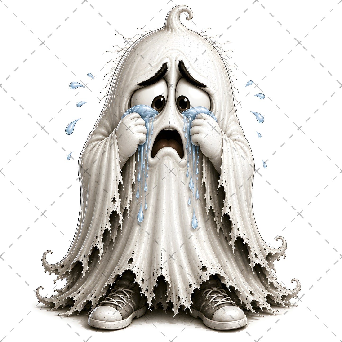 Funny Halloween Ghost Clipart PNG, Cute Cartoon Ghosts Sublimation, Spooky Decor Crafts, Commercial Use POD Tshirt Tumbler Designs — sublimation png, tshirt design