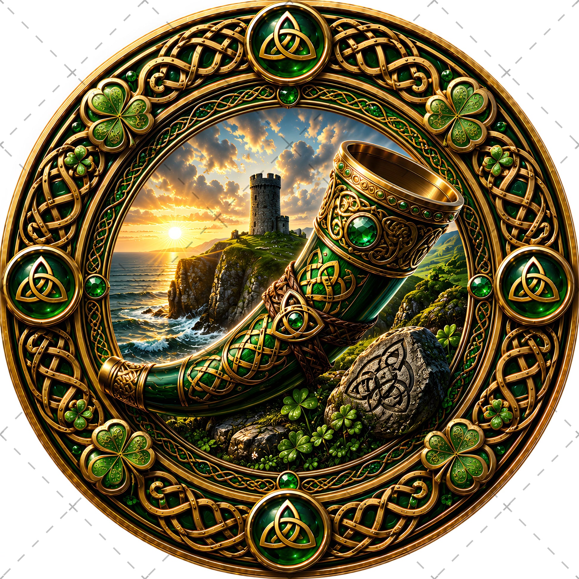 Vibrant Celtic Knotwork Dragon Art Digital Download | Irish Fantasy Symbol PNG for Commercial Use & POD, celtic graphic, irish symbols, celtic gift idea, PNG, digital download, high resolution