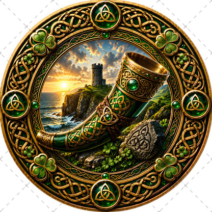Vibrant Celtic Knotwork Dragon Art Digital Download | Irish Fantasy Symbol PNG for Commercial Use & POD, celtic graphic, irish symbols, celtic gift idea, PNG, digital download, high resolution