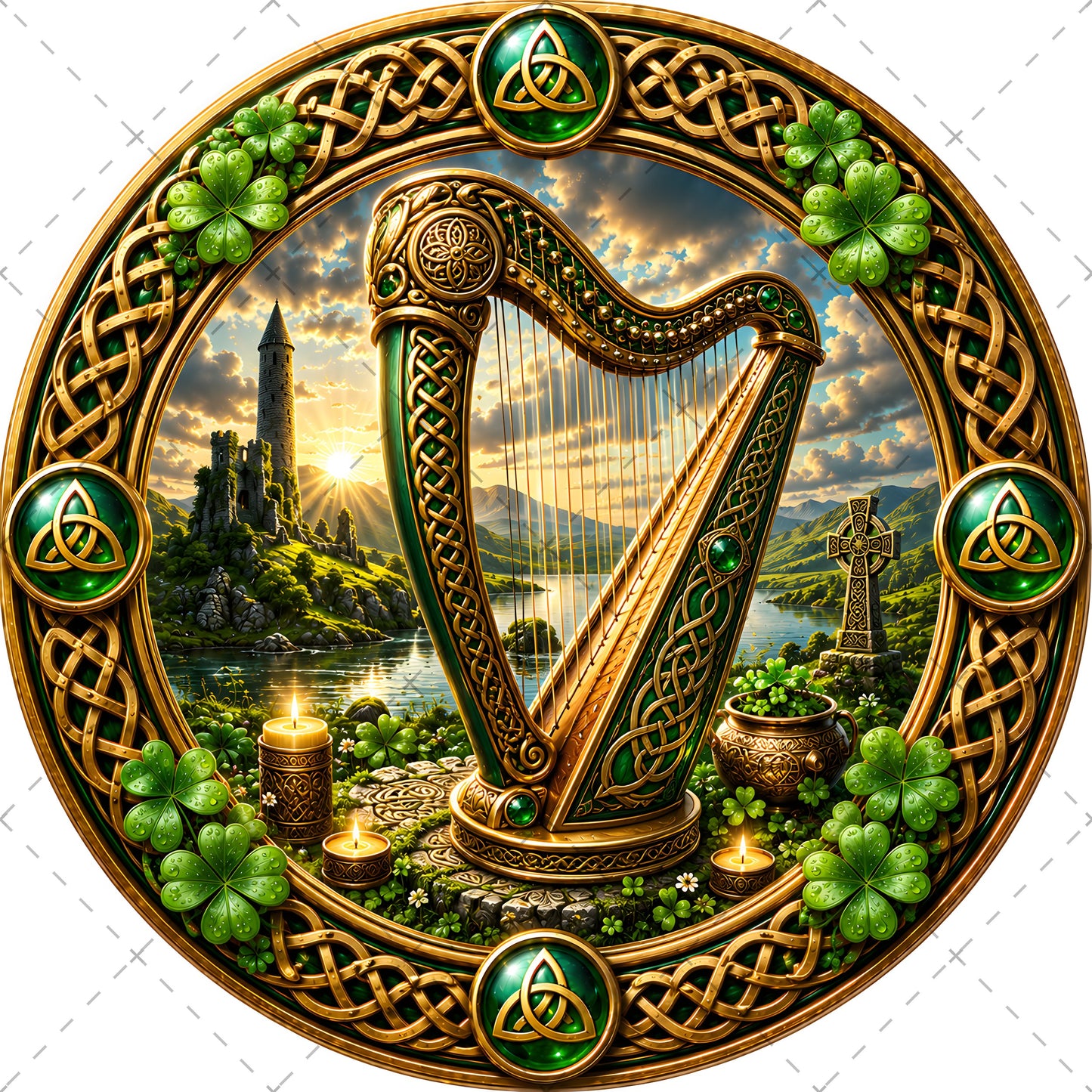 Vibrant Celtic Knotwork Dragon Art Digital Download | Irish Fantasy Symbol PNG for Commercial Use & POD, tree of life artwork, cricut cut file celt, commercial use celti, PNG, digital download, high resolution