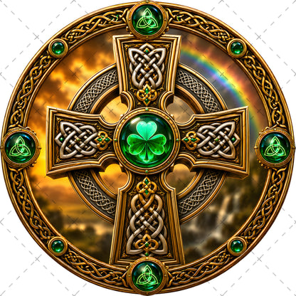 Vibrant Celtic Knotwork Dragon Art Digital Download | Irish Fantasy Symbol PNG for Commercial Use & POD, irish symbols, celtic gift idea, shamrock art print, PNG, digital download, high resolution