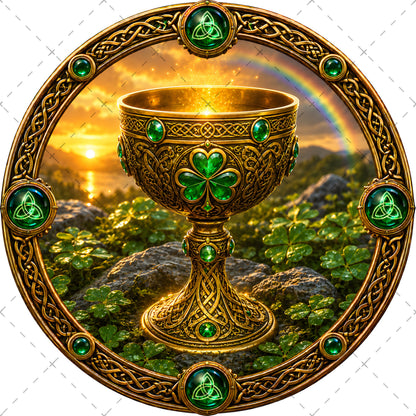 Vibrant Celtic Knotwork Dragon Art Digital Download | Irish Fantasy Symbol PNG for Commercial Use & POD, emerald green art, fantasy landscape ar, tree of life artwork, PNG, digital download, high resolution