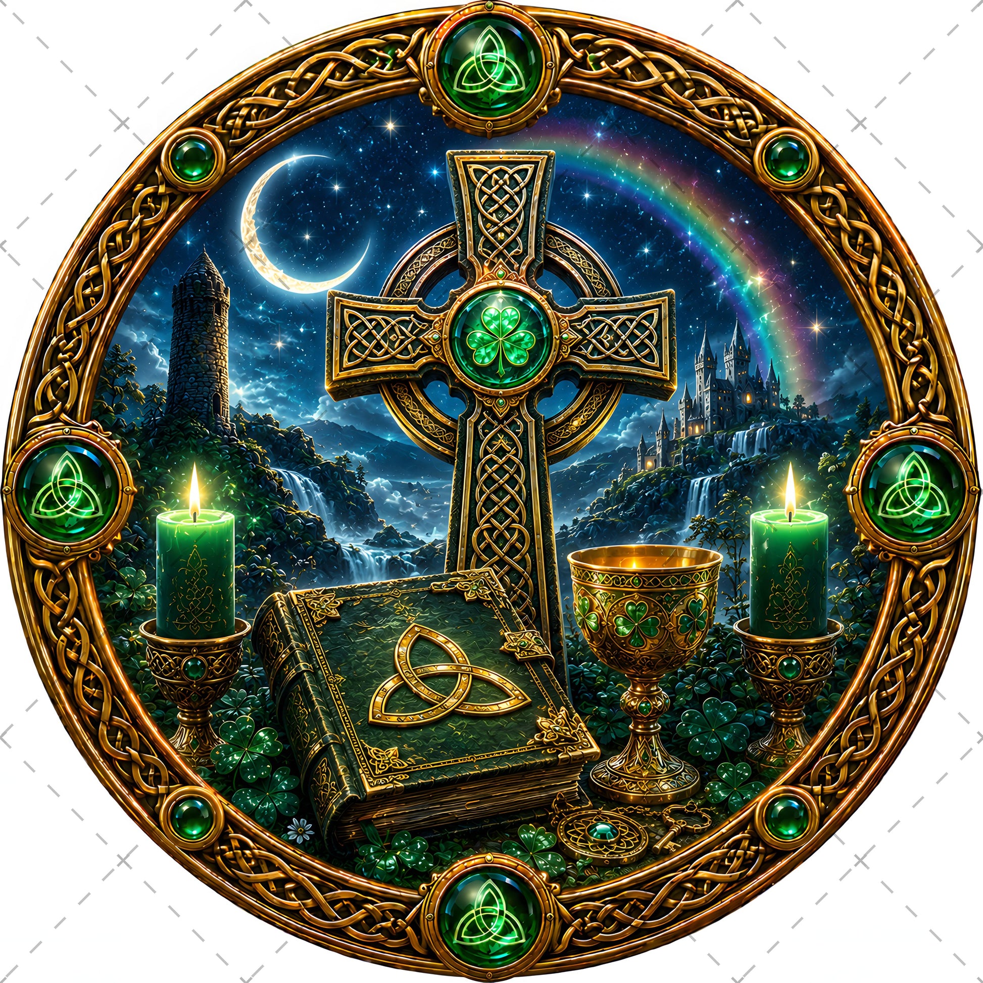 Vibrant Celtic Knotwork Dragon Art Digital Download | Irish Fantasy Symbol PNG for Commercial Use & POD, celtic graphic, irish symbols, celtic gift idea, PNG, digital download, high resolution