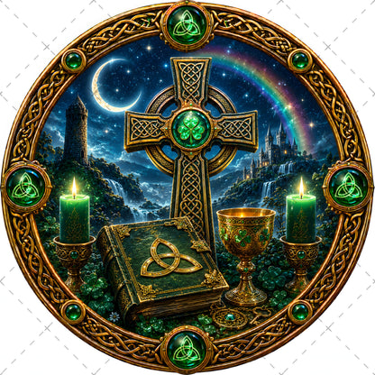 Vibrant Celtic Knotwork Dragon Art Digital Download | Irish Fantasy Symbol PNG for Commercial Use & POD, celtic graphic, irish symbols, celtic gift idea, PNG, digital download, high resolution