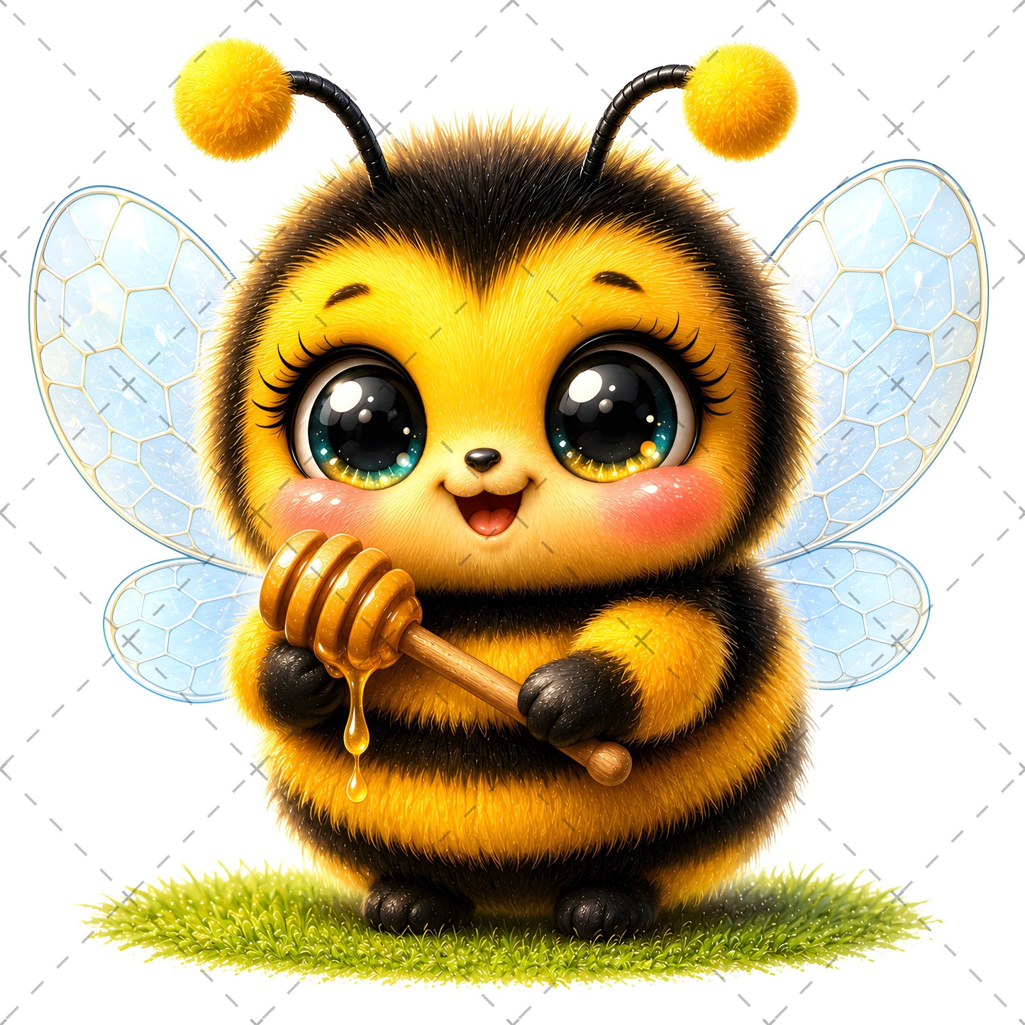 Kawaii Ant Bee Nursery Art Digital Download Cute Insect Print Kids Room Decor Printable Wall Art, cute bug print, baby bee print, cute insect art, PNG, digital download, high resolution