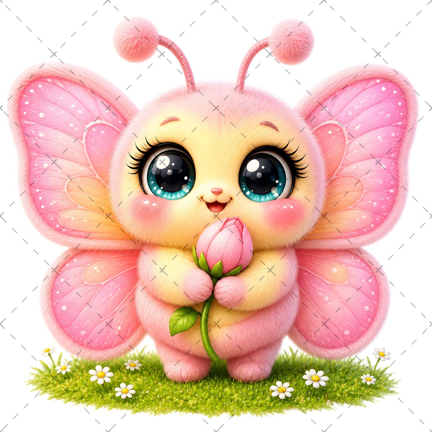 Kawaii Ant Bee Nursery Art Digital Download Cute Insect Print Kids Room Decor Printable Wall Art, etsy seller art, insect printable, caterpillar wall dec, PNG, digital download, high resolution