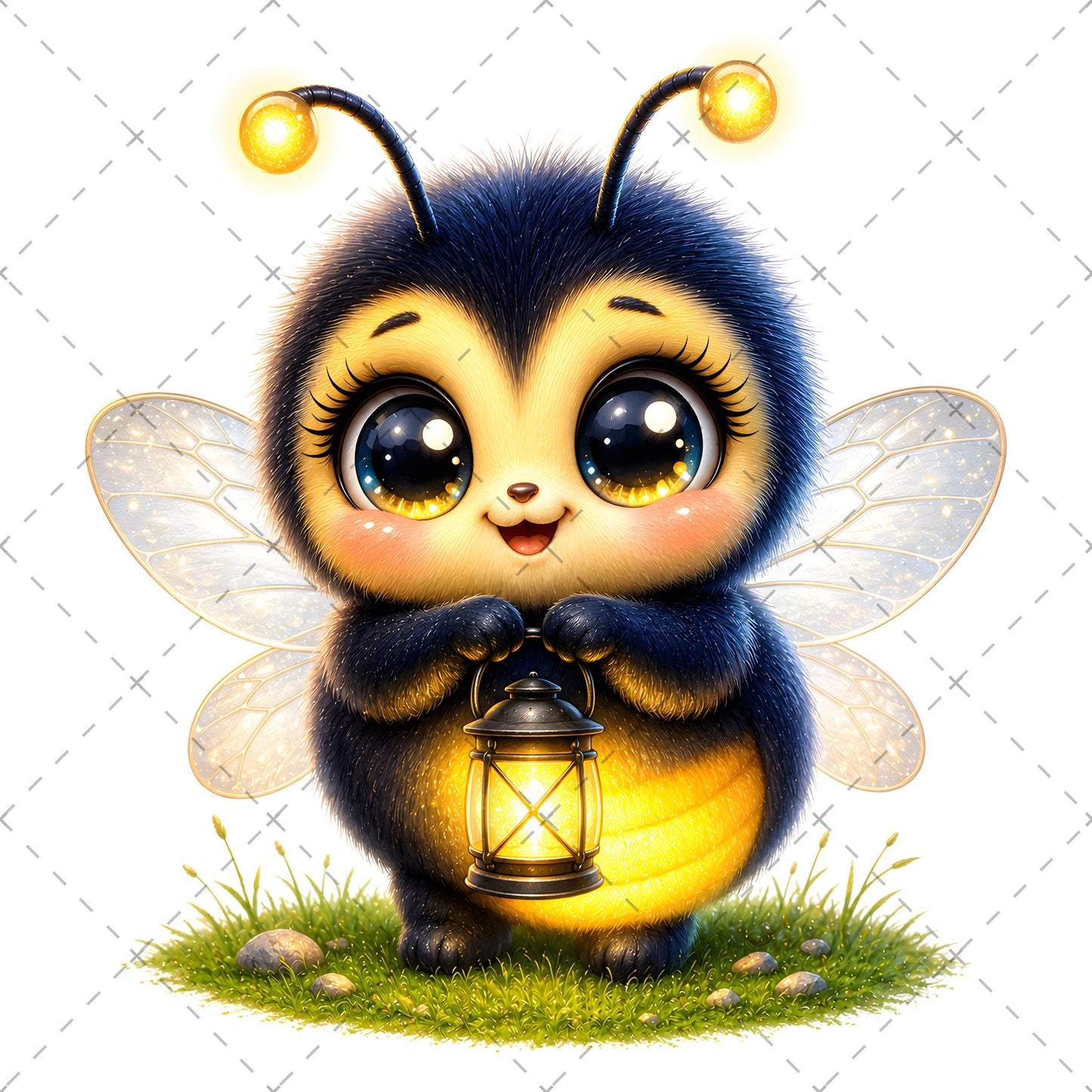 Kawaii Ant Bee Nursery Art Digital Download Cute Insect Print Kids Room Decor Printable Wall Art, bug themed decor, cute bug print, baby bee print, PNG, digital download, high resolution