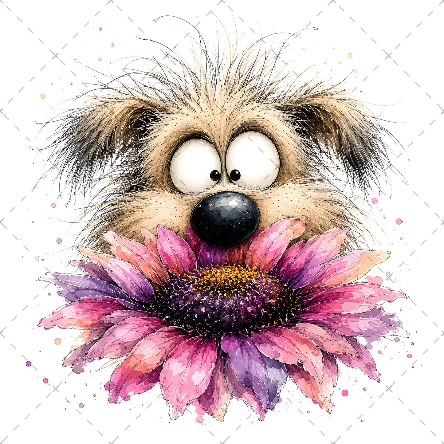 Shaggy Dog Clipart Bundle - Whimsical Puppy PNGs for Holidays & Everyday Humor - Commercial Use Digital Download for POD Digital Downloads, small biz graphic, cartoon dog pack, whimsical dog png, PNG, digital download, high resolution