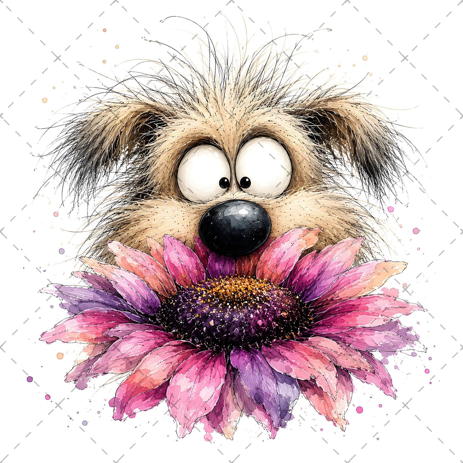 Shaggy Dog Clipart Bundle - Whimsical Puppy PNGs for Holidays & Everyday Humor - Commercial Use Digital Download for POD Digital Downloads, small biz graphic, cartoon dog pack, whimsical dog png, PNG, digital download, high resolution