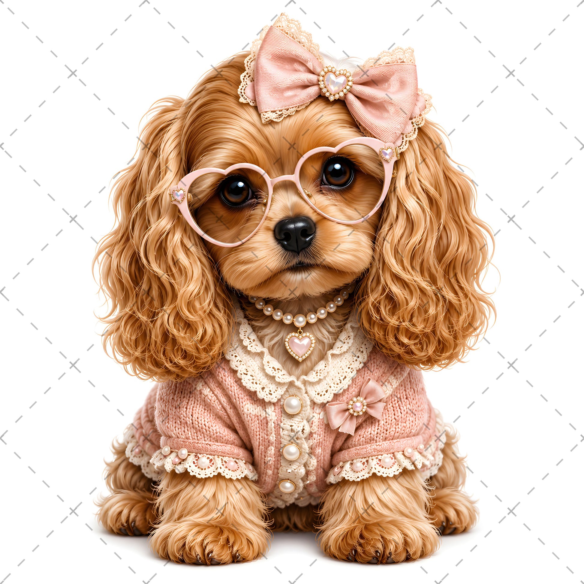 Puppy in Dress PNG Clipart | Adorable Nursery Decor & Pet Lover Gift | Cute Dog Sublimation Design for T-Shirts, puppy in dress, adorable puppy, etsy seller art, PNG, digital download, high resolution