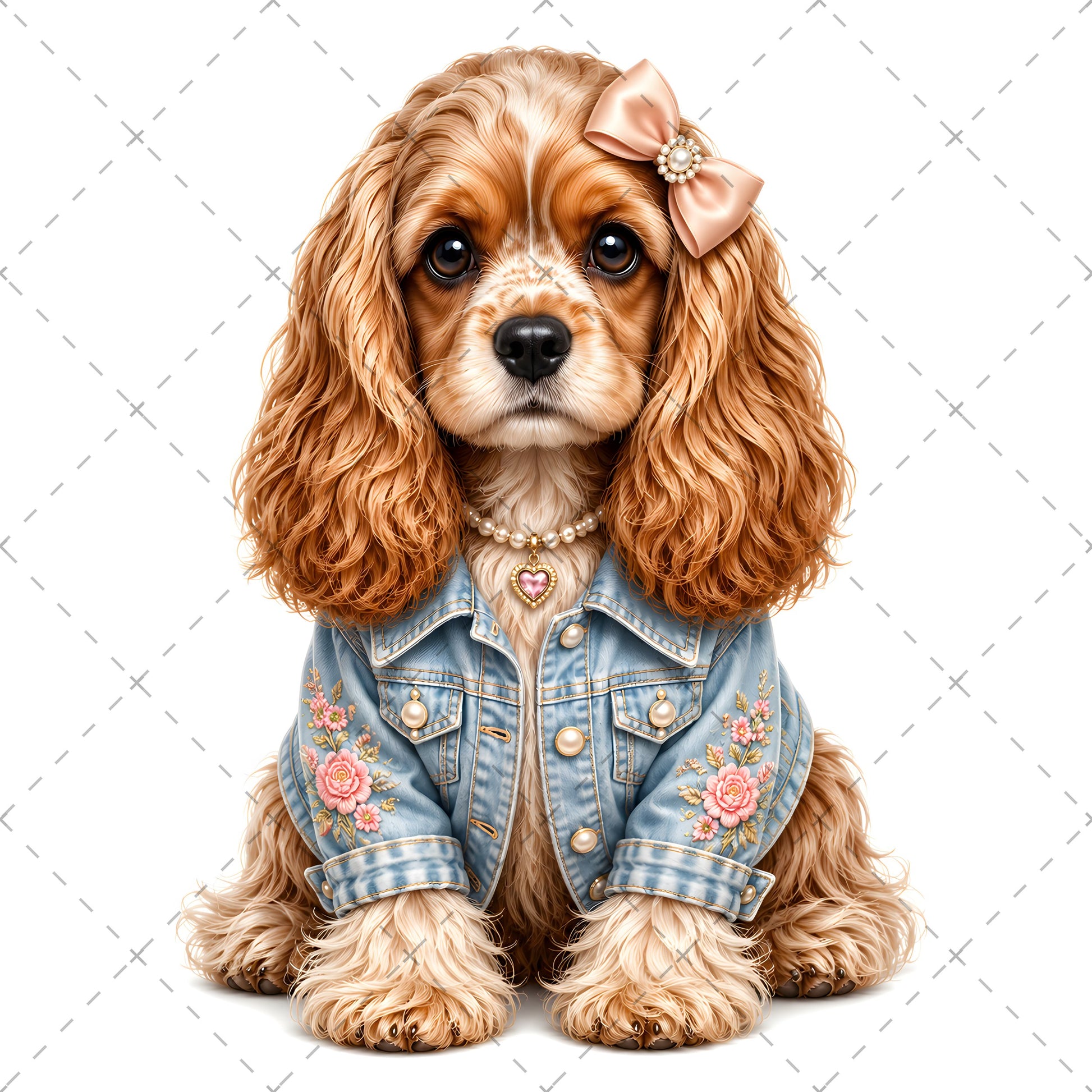 Puppy in Dress PNG Clipart | Adorable Nursery Decor & Pet Lover Gift | Cute Dog Sublimation Design for T-Shirts, vintage pet illustra, nursery animal art, dog lover gift, PNG, digital download, high resolution