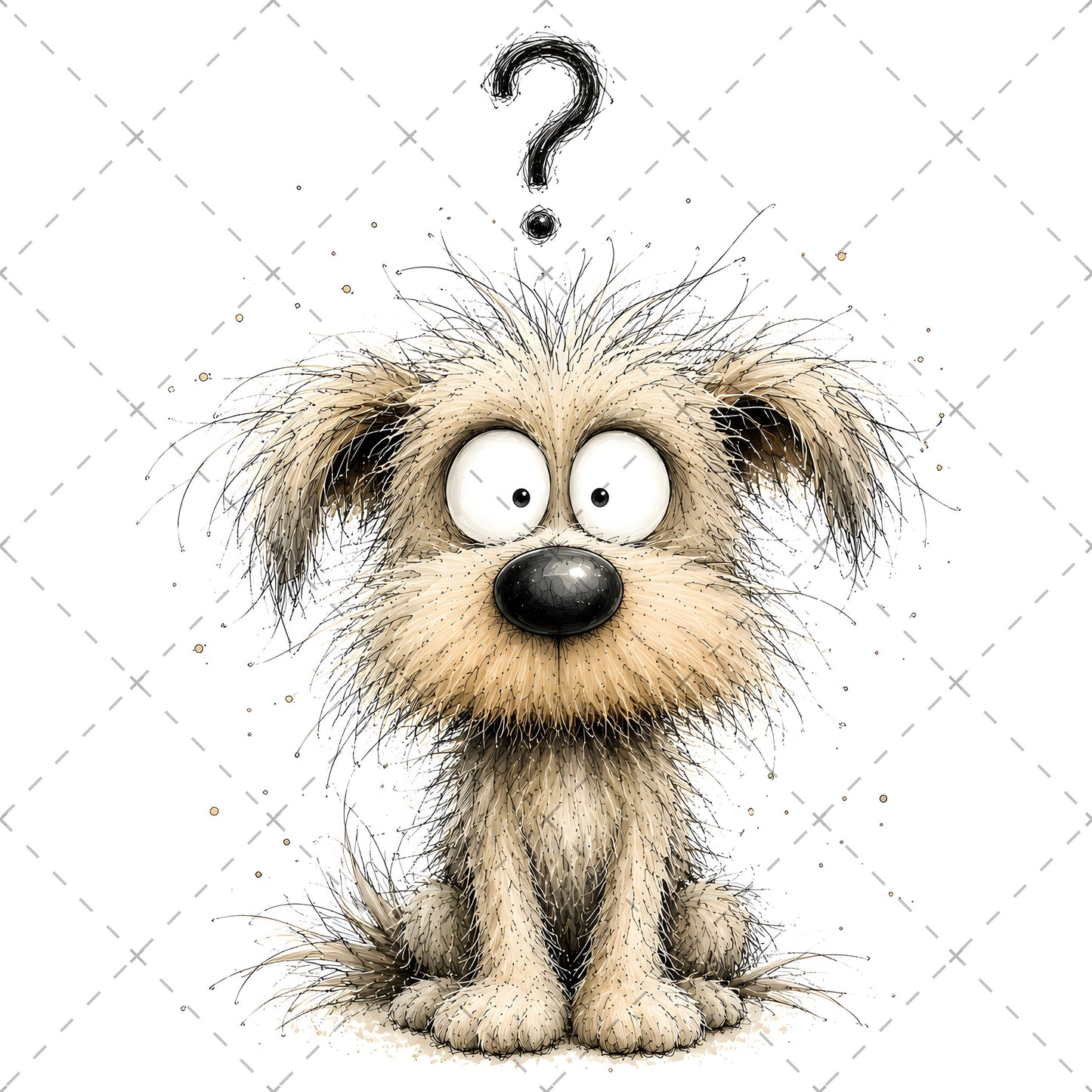 Shaggy Dog Clipart Bundle - Whimsical Puppy PNGs for Holidays & Everyday Humor - Commercial Use Digital Download for POD Digital Downloads, holiday dog design, dog themed craft, cartoon dog print, PNG, digital download, high resolution