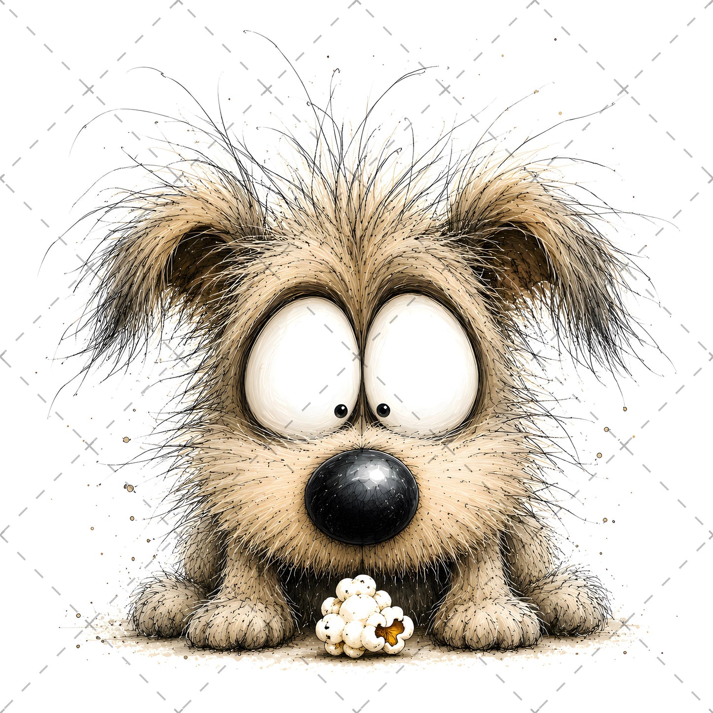 Shaggy Dog Clipart Bundle - Whimsical Puppy PNGs for Holidays & Everyday Humor - Commercial Use Digital Download for POD Digital Downloads, canine artwork, holiday dog design, dog themed craft, PNG, digital download, high resolution